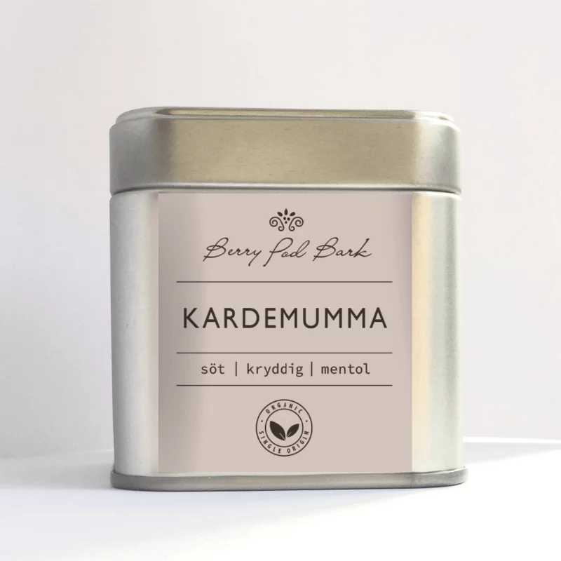 ekologiska kardemummakapslar, hela frön