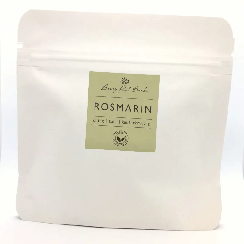 Rosmarin - ekologisk i kryddpåse - Berry Pod Bark