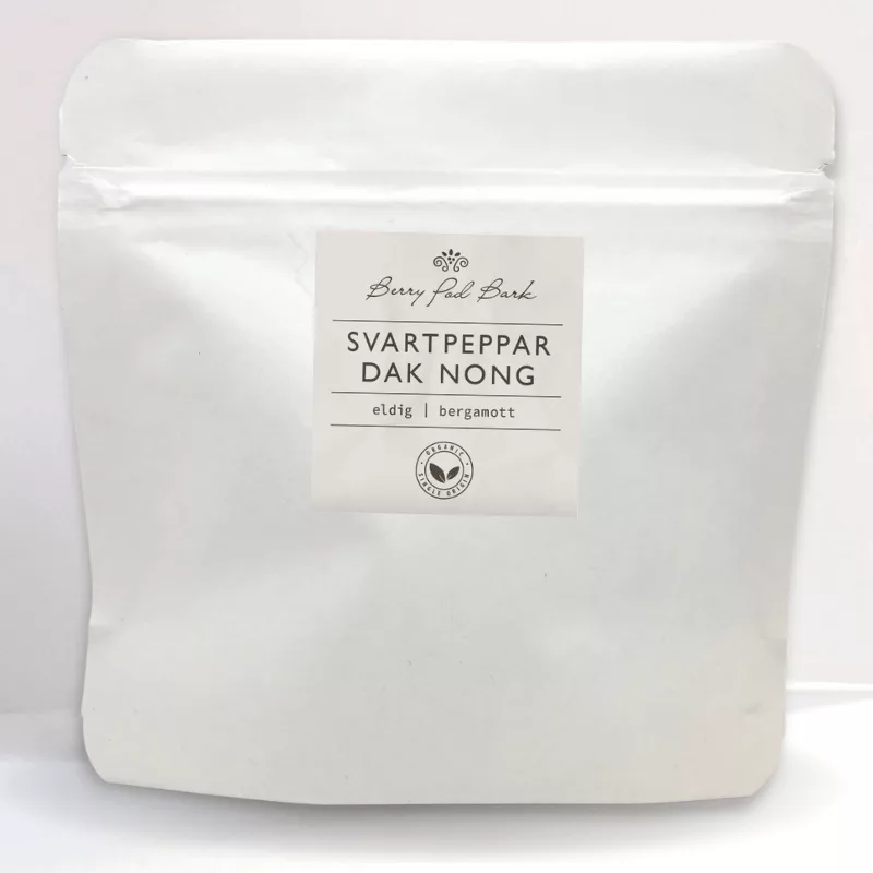 Svartpeppar, Dak Nong, ekologisk - Kryddpåse - Berry Pod Bark