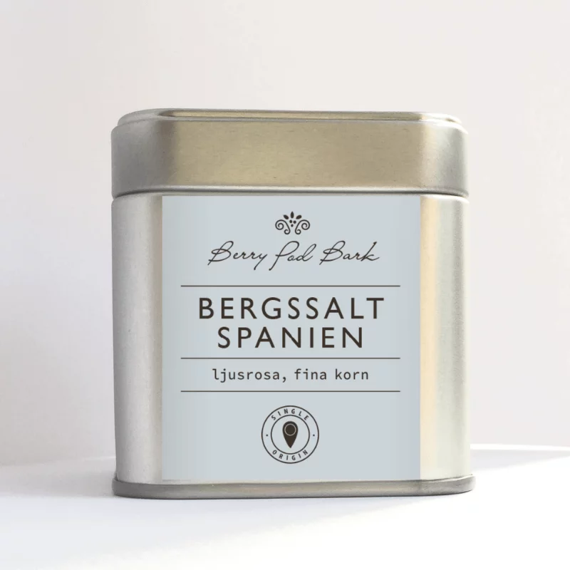 Berggssalt från Spanien, lägre natriumhalt