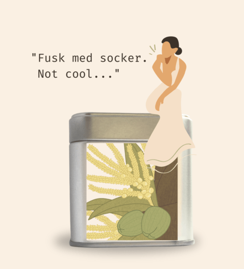 Fusk med socker, socker från kokosblommor - kryddburk