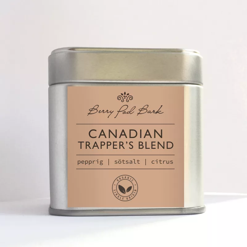 CANADIAN TRAPPERS BLEND ekologisk kryddblandning - kryddburk - Berry Pod Bark