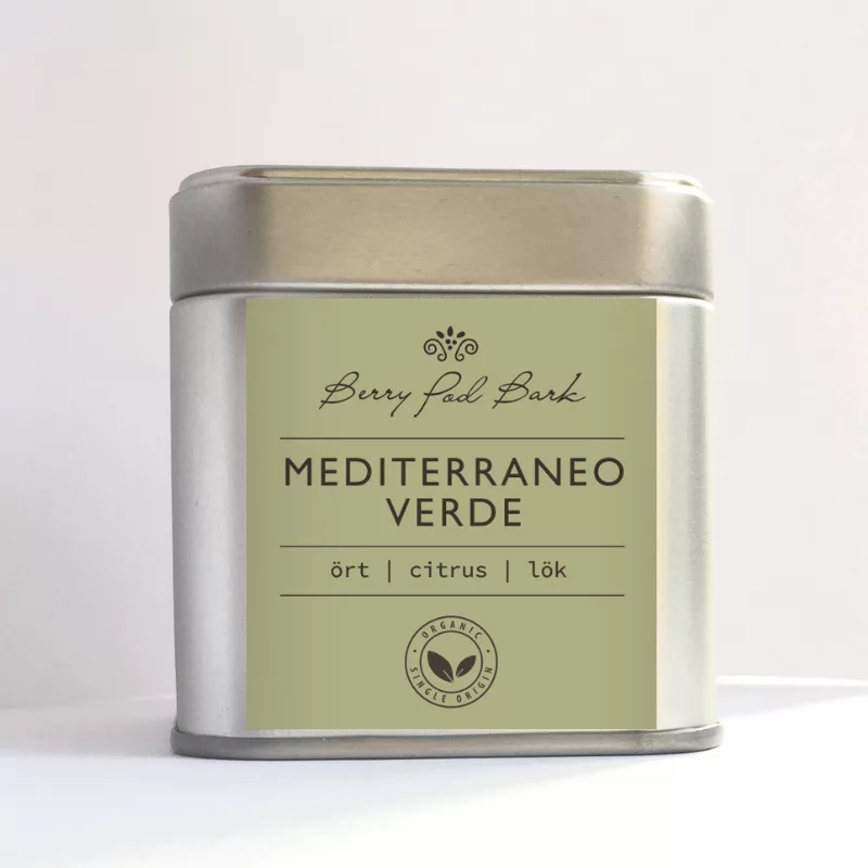 Mediterraneo Verde, ekologisk kryddblandning - Berry Pod Bark